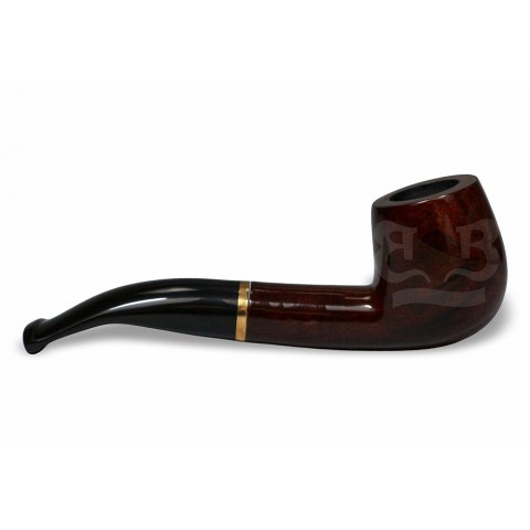 Cachimbo Bertoldi Elite Dourado Mogno com Filtro Permanente